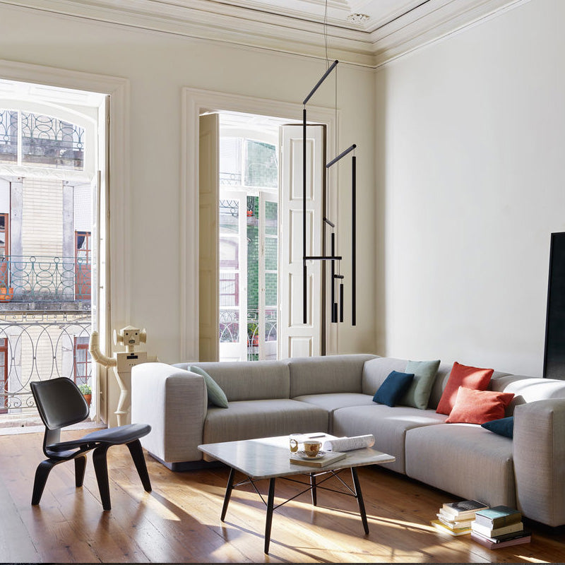 Poltrona Eames Plywood negra